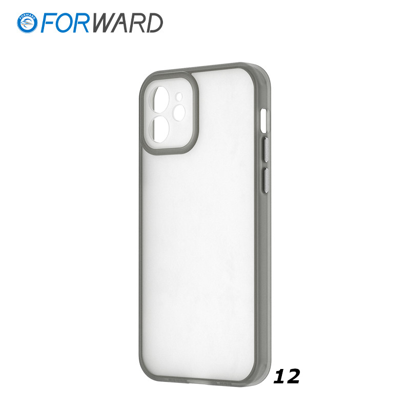 Coque de protection personnalisable pour iPhone 12 - FORWARD - Gris Sidéral