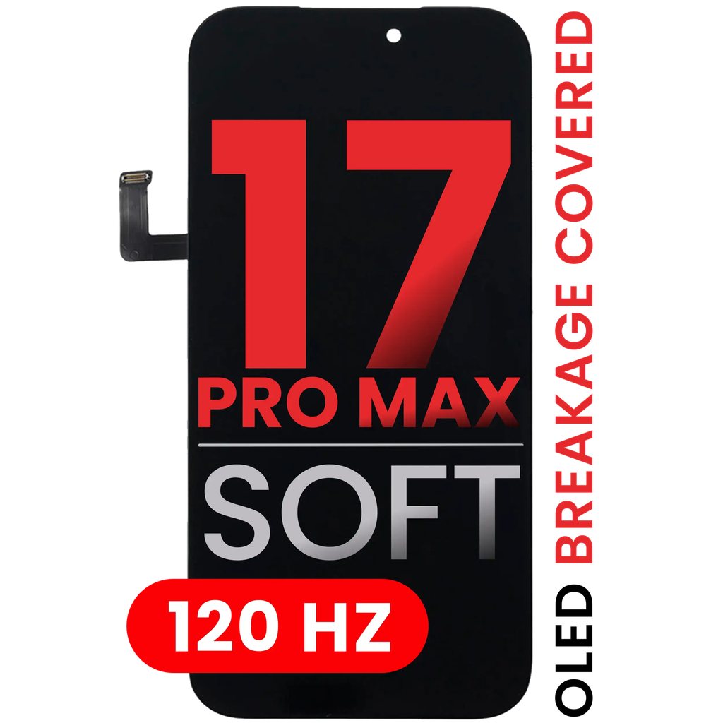 Bloc écran OLED pour iPhone 17 Pro Max-Aftermarket Pro - XO7 Soft- 120Hz