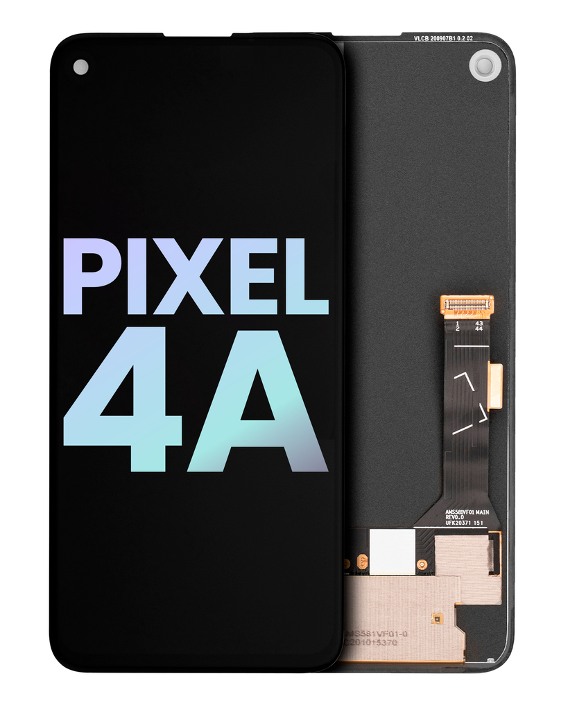 Bloc écran OLED sans châssis pour Google Pixel 4A - Service pack - Toutes couleurs