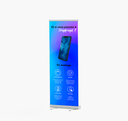 Roll-up publicitaire Hydrogel - Bleu - 160 x 60 cm