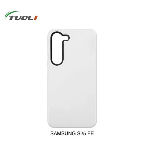 Coque double couche brillante pour Samsung S25 FE