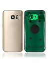 Vitre arrière - avec vitre caméra pour SAMSUNG S7 - G930F - Or - Sans logo